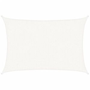 vidaXL Solseil 160 g/m&sup2; hvit 2x2,5 m HDPE
