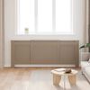 vidaXL Radiatordeksel MDF 205 cm