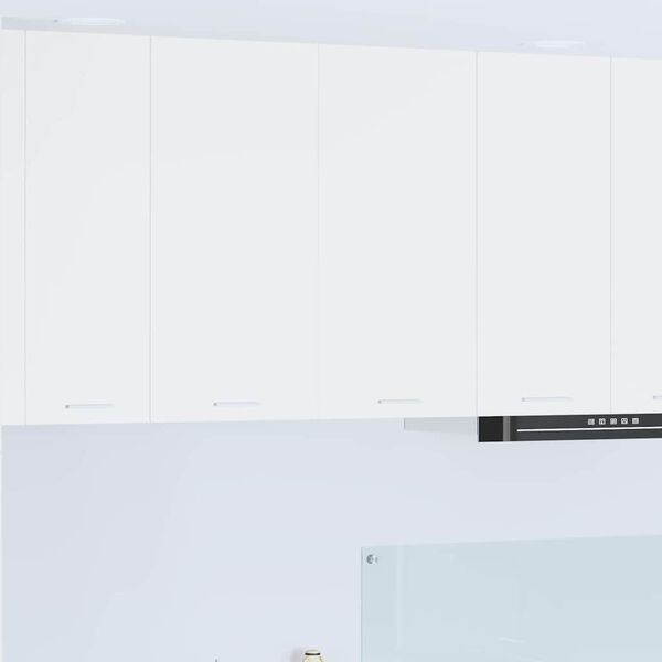 vidaXL Hengende skap med lagring Hvit 80 x 31 x 80 cm Konstruert tre