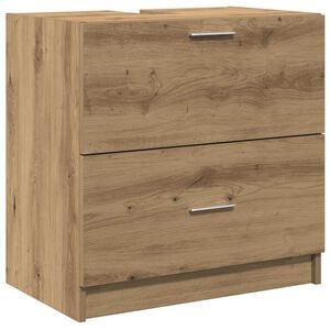 vidaXL Baderomsskap Artisan Eik 59 x 37 x 59 cm Konstruert tre