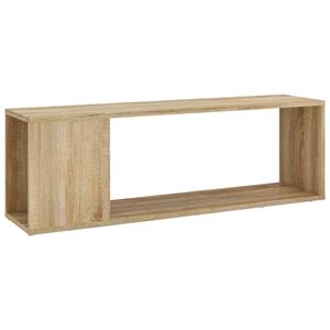 vidaXL TV-benk sonoma eik 100x24x32 cm konstruert tre
