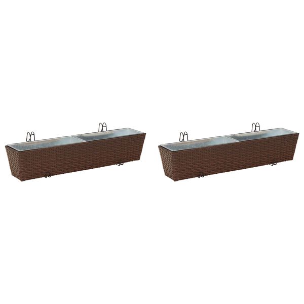 vidaXL Gelender Metall