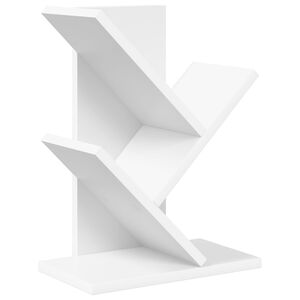 vidaXL Tre Bokhylle 3-Hyller 30 x 18 x 40 cm Konstruert tre Hvit