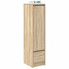 vidaXL Highboard sonoma eik 29,5x34x119,5 cm konstruert tre