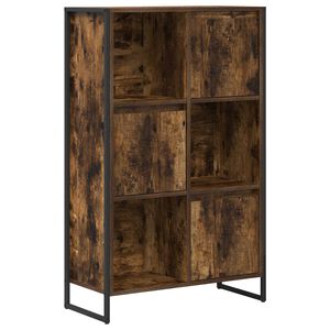 vidaXL Bokskap 68 x 30 x 108.5 cm Konstruert tre R&oslash;yk Eik
