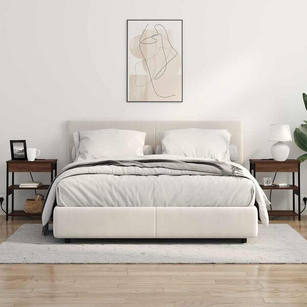 vidaXL Nattbordskap Brun Eik 41 x 31 x 51 cm Konstruert tre