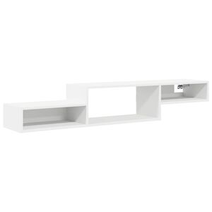 vidaXL Vegghengt TV-skap Veggmontert Hvit 150 x 28 x 26 cm