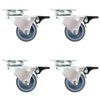 vidaXL Doble svinghjul 24 stk 50 mm