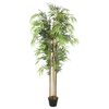 vidaXL Kunstig bambustre 1095 blader 150 cm gr&oslash;nn