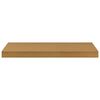 vidaXL Vegghylle 2 pcs Beige 60 x 23,5 x 4 cm Konstruert tre