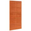 vidaXL L&aring;ved&oslash;r Voksbrun 100 x 208 cm Heltre furu