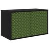 vidaXL Vegghengt TV-skap GELEEN 69 x 33 x 40 cm Svart eik