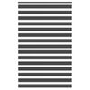 vidaXL Sebragardin svart 145x230 cm stoff bredde 140,9 cm polyester