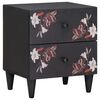 vidaXL Nattbord Brun 40 x 33,5 x 46 cm Massiv mango tre