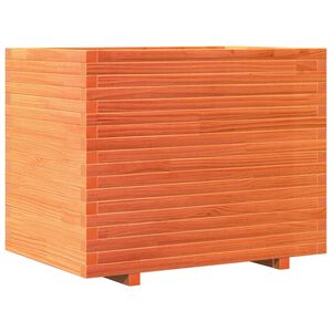vidaXL Plantekasse voksbrun 90x60x72,5 cm heltre furu