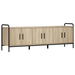 vidaXL TV-skap 146 x 33 x 50 cm Sonoma eik Konstruert tre