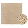 vidaXL Teppe ZIZUR 240x240 cm jute-utseende innend&oslash;rs og utend&oslash;rs