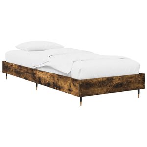 vidaXL Sengestamme R&oslash;kt Eik 80 x 200 cm Konstruert tre
