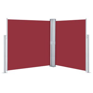 vidaXL Uttrekkbar sidemarkise 160x600 cm r&oslash;d