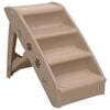 vidaXL Hundetrapp sammenleggbar brun 62x40x49,5 cm