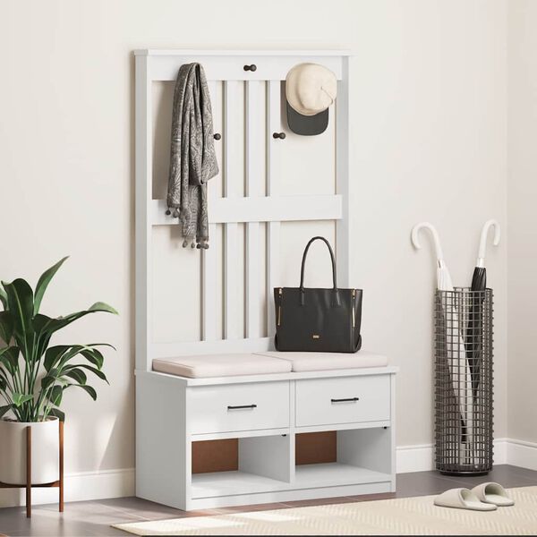 vidaXL Halltre SANDNES 87x40x159,5 cm heltre furu