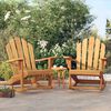 vidaXL Adirondack gyngestoler 2 stk 79x100x103 cm heltre teak