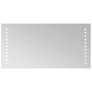 vidaXL Baderomsspeil med LED 40x20 cm