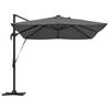vidaXL Kipp Roma Parasol Anthracite og svart 352 x 251 x 265 cm