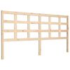 vidaXL Sengegavl 185,5x4x100 cm heltre furu