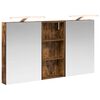 vidaXL Baderomsskapsett 3 stk. 110 x 10,5 x 60,5 cm Konstruert tre