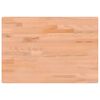 vidaXL Bordplate 80x55x2,5 cm heltre b&oslash;ketre