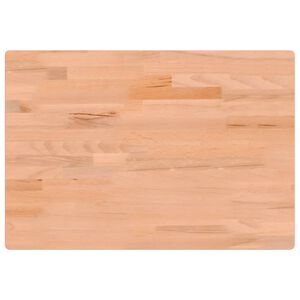 vidaXL Bordplate 80x55x2,5 cm heltre b&oslash;ketre
