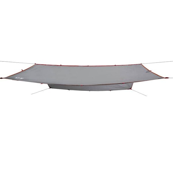 vidaXL Campingpresenning grå og oransje 360x294 cm vanntett