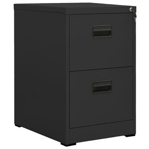 vidaXL Arkivskap 46x62x72,5 cm st&aring;l antrasitt