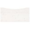 vidaXL Skrivebord hvit 100x50x2,5 cm heltre furu