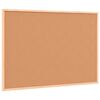 vidaXL Magnetisk whiteboardtavle med ramme i heltre furu 80x55 cm