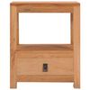 vidaXL Nattbord 40x30x50 cm heltre teak