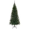 vidaXL Kunstig juletre med 300 LED med stativ gr&oslash;nn 180 cm PE og PVC