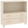 vidaXL Skjenk HAMAR honningbrun 85x35x80 cm heltre furu