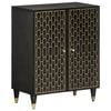 vidaXL Sideskap 60x33x75 cm heltre mango
