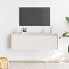 vidaXL Veggskap hvit 100x30x35 cm heltre furu