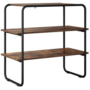 vidaXL Konsollbord R&oslash;kt Eik 60 x 41 x 75 cm Konstruert tre