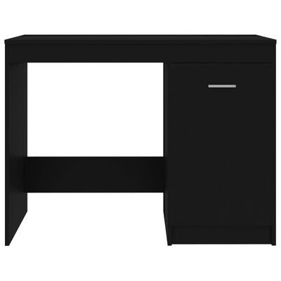 vidaXL Skrivebord svart 100x50x76 cm sponplate