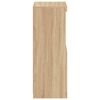vidaXL Skjenk med LED-lys sonoma eik 41x37x100 cm