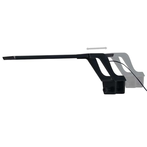 vidaXL Akvarium LED-lys med klemme 35-55 cm bl&aring; og hvit