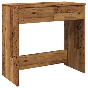 vidaXL Skrivebord gammelt tre 80x40x75 cm konstruert tre