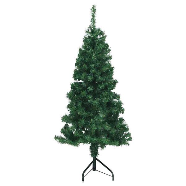 vidaXL Hj&oslash;rne Kunstig Jul Tre med 150 LED gr&oslash;nn 150 cm PVC og metall