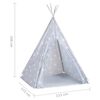 vidaXL Tipi-telt for barn med pose polyester grå 115x115x160 cm