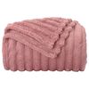 vidaXL Kastteppe Rosa 270 x 240 cm Fleece