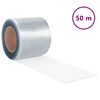 vidaXL D&oslash;rgardin gjennomsiktig 200 mm x 1,6 mm 50 m PVC